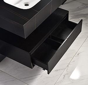 Set de mobila de baie SanDonna in piatra sinterizata 1016N (80cm) 1016N-80