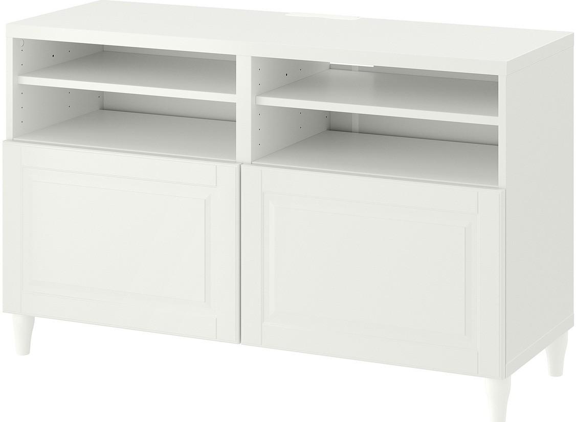 Tumba pentru televizor IKEA Besta/Smeviken/Kabbarp 120x42x74 Alb