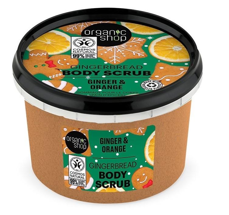 Scrub pentru corp Organic Shop Ginger and Orange