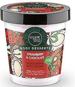 Crema pentru corp Organic Shop Strawberry and Chocolate