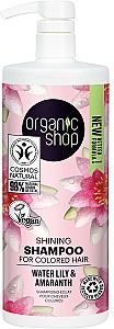 Sampon pentru par Organic Shop Shining Shampoo Water Lily and Amaranth