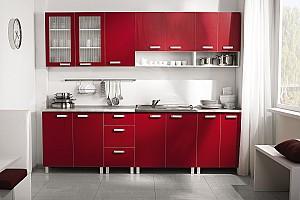 Set mobila bucatarie Ambianta Fresh Bordo