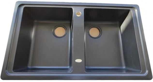 Chiuveta de bucatarie Tornado OLIVIA 860x500 Obsidian