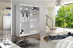 Dulap-cupe Space Meble Camino III 150x200x58 Alb Mat