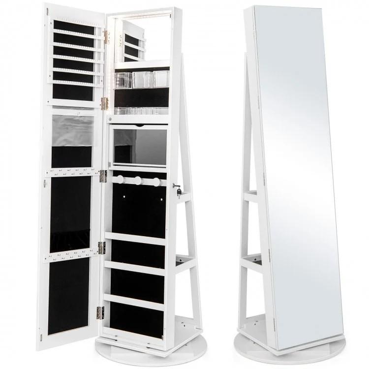 Oglindă Costway JV10430WH Alb
