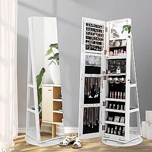 Oglindă Costway JV10430WH Alb