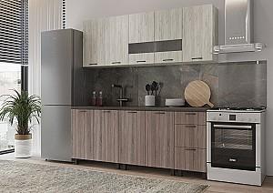 Set mobila bucatarie ML Mobila Omega 2 m stejar engrain/art wood deschis