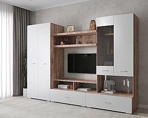 Living ML Mobila ML-1 (var.1) Stejar Auriu/Alb