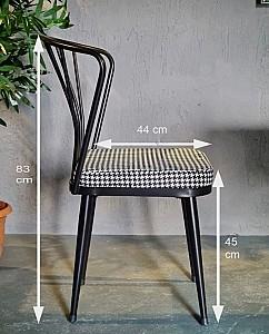Set de masa si scaune Prestige Star Leg 70x75cm 1+2 Alb/Negru