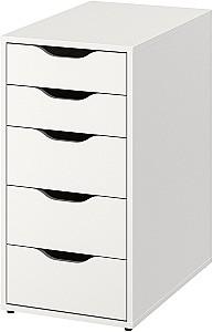 Masa pentru calculator IKEA Lagkapten/Alex 200x60 Alb/Aspect Stejar Alb