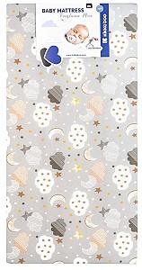 Saltea pentru copii Kikka Boo Fantasia Plus Clouds Grey, 120x60x8 cm