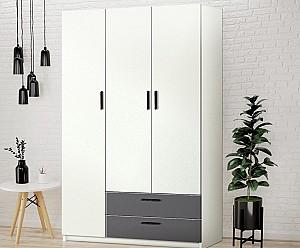 Dulap Modern Andi 120 Alb/Gri Ardezie