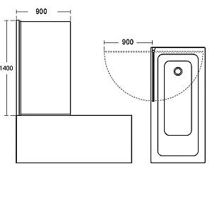 Paravan pentru cada VLM B2006/14090