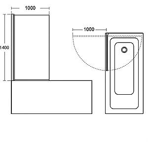 Paravan pentru cada VLM B2006/140100