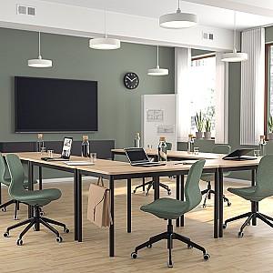 Fotoliu de birou IKEA Langfjall Gunnared Verde Gri/Negru