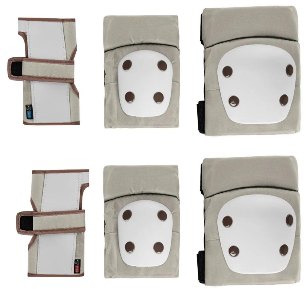 Echipament de protectie Kikka Boo pentru genunchi si coate Beige