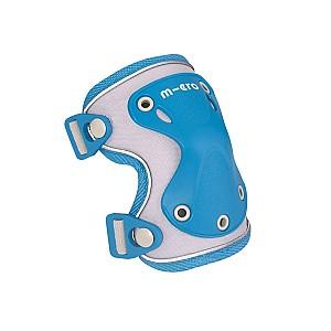 Echipament de protectie Micro pentru genunchi si coate reflective Blue S