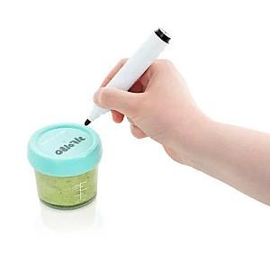 Set de recipiente alimentare Babymoov 4 boluri gradate din sticla 240 ml