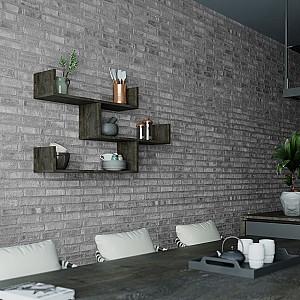 Raft de perete DECO Tibet Dark Coffee