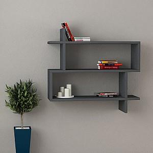 Raft de perete DECO Paralel Anthracite