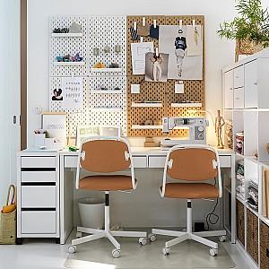 Masa de birou IKEA Micke 142x50 (Alb)
