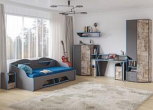 Raft de perete Mobi Indigo 10.111