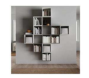 Raft de perete IKEA Eket white / dark gray