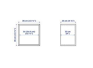 Raft de perete IKEA Eket  dark grey