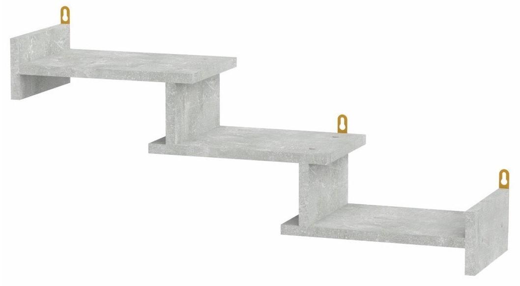 Raft de perete KompaniT P-14 Atelie deschis (Gri)