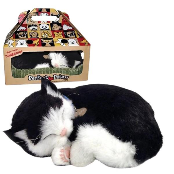 Jucarie de plus Perfect Petzzz Pisicuța neagră-albă 92-06