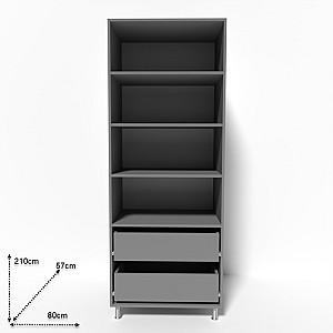Dulap Smartex N10 80cm Grafit
