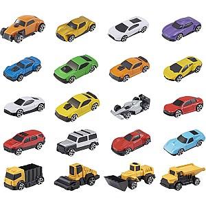 Set de jucarii HTI de 20 mașini Teamsterz Street Machines Die-Cast