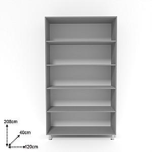 Dulap Smartex N4 120cm Graphite/Light Oak