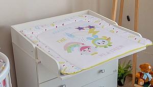 Saltea de infasat Polini Kids Zi Insorită Galben