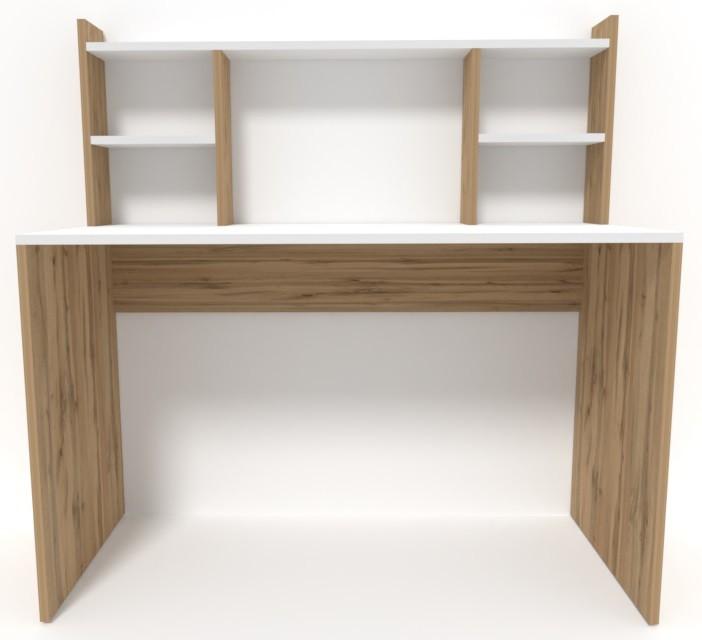 Masa de birou Smartex M4 100 Alb/Stejar închis