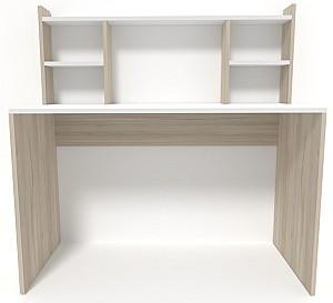 Masa de birou Smartex M4 100 Alb/Stejar Deschis