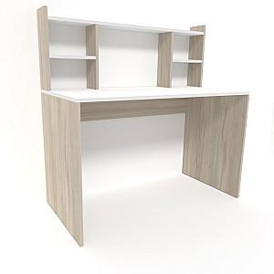 Masa de birou Smartex M4 100 Alb/Stejar Deschis