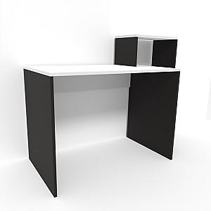 Masa de birou Smartex M2 110 Alb/Negru