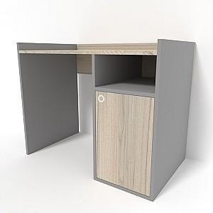 Masa de birou Smartex Tab Classic 110 Grafit/Stejar Deschis