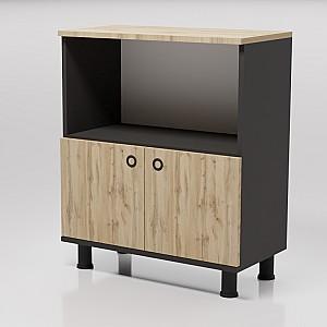 Comoda Smartex Printer Black/Dark Oak