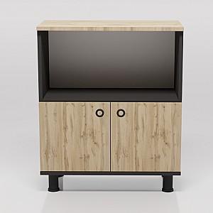 Comoda Smartex Printer Black/Dark Oak