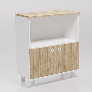 Comoda Smartex Printer White/Dark Oak