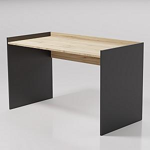 Masa de birou Smartex Tab (130cm) Black/Dark Oak