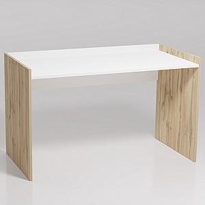 Masa de birou Smartex Tab (130cm) White/Dark Oak