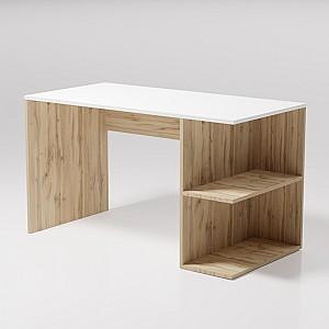 Masa de birou Smartex Comp (140cm) White/Dark Oak