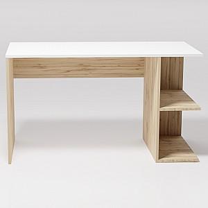 Masa de birou Smartex Comp (140cm) White/Dark Oak