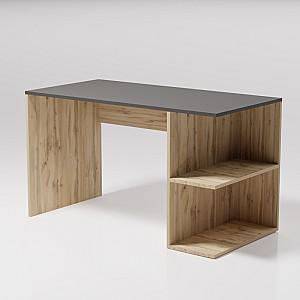 Masa de birou Smartex Comp (110cm) Black/Dark Oak