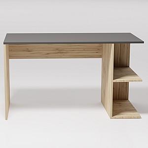 Masa de birou Smartex Comp (100cm) Black/Dark Oak