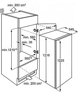 Frigider incorporabil Electrolux LRB3AE12S