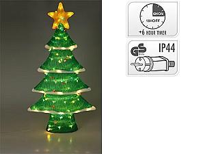 Figurină cu lumina Christmas Brad de Craciun